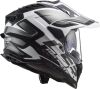 LS2 MX701 EXPLORER-06 HPFC ALTER adventure helma matná-bílá
